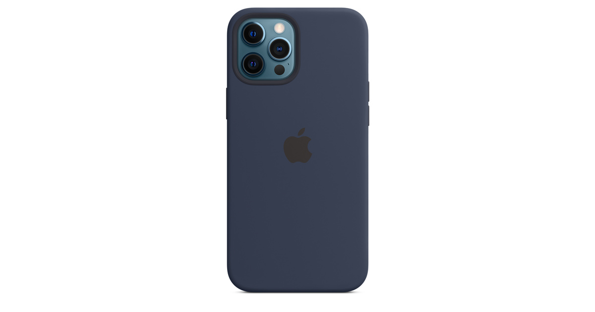 iPhone 12 Pro Max Silicone Case with MagSafe - Deep Navy - Apple iPhone 12 Pro Max Silicone Case with MagSafe - Deep Navy - Apple