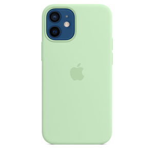 Iphone 12 Mini Silicone Case With Magsafe Pistachio Apple