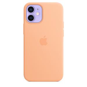 Iphone 12 Mini Silicone Case With Magsafe Cantaloupe Apple
