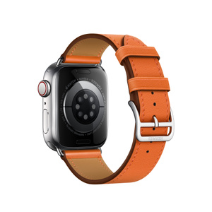 Apple Watch Hermès - 41mm Orange Swift Leather Single Tour - Apple