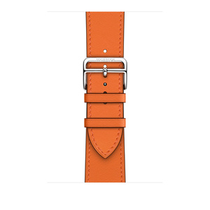 Apple Watch Hermès - 45mm Orange Swift Leather Single Tour