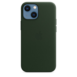 Iphone 13 Mini Leather Case With Magsafe Sequoia Green Apple