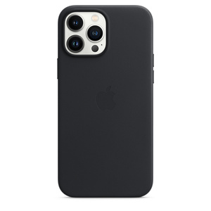 Iphone 13 Pro Max Leather Case With Magsafe Midnight Apple