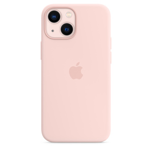 iPhone 13 mini Silicone Case with MagSafe - Chalk Pink - Apple