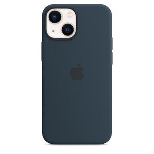 iPhone 13 mini Silicone Case with MagSafe - Abyss Blue - Apple