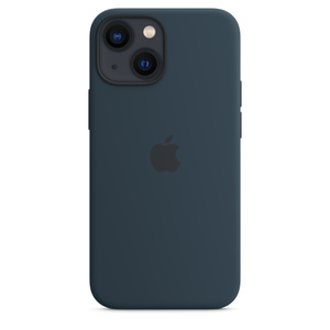 iPhone 13 mini Silicone Case with MagSafe - Abyss Blue - Apple