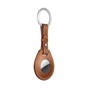 AirTag Hermès Gold Swift Key Ring - Apple