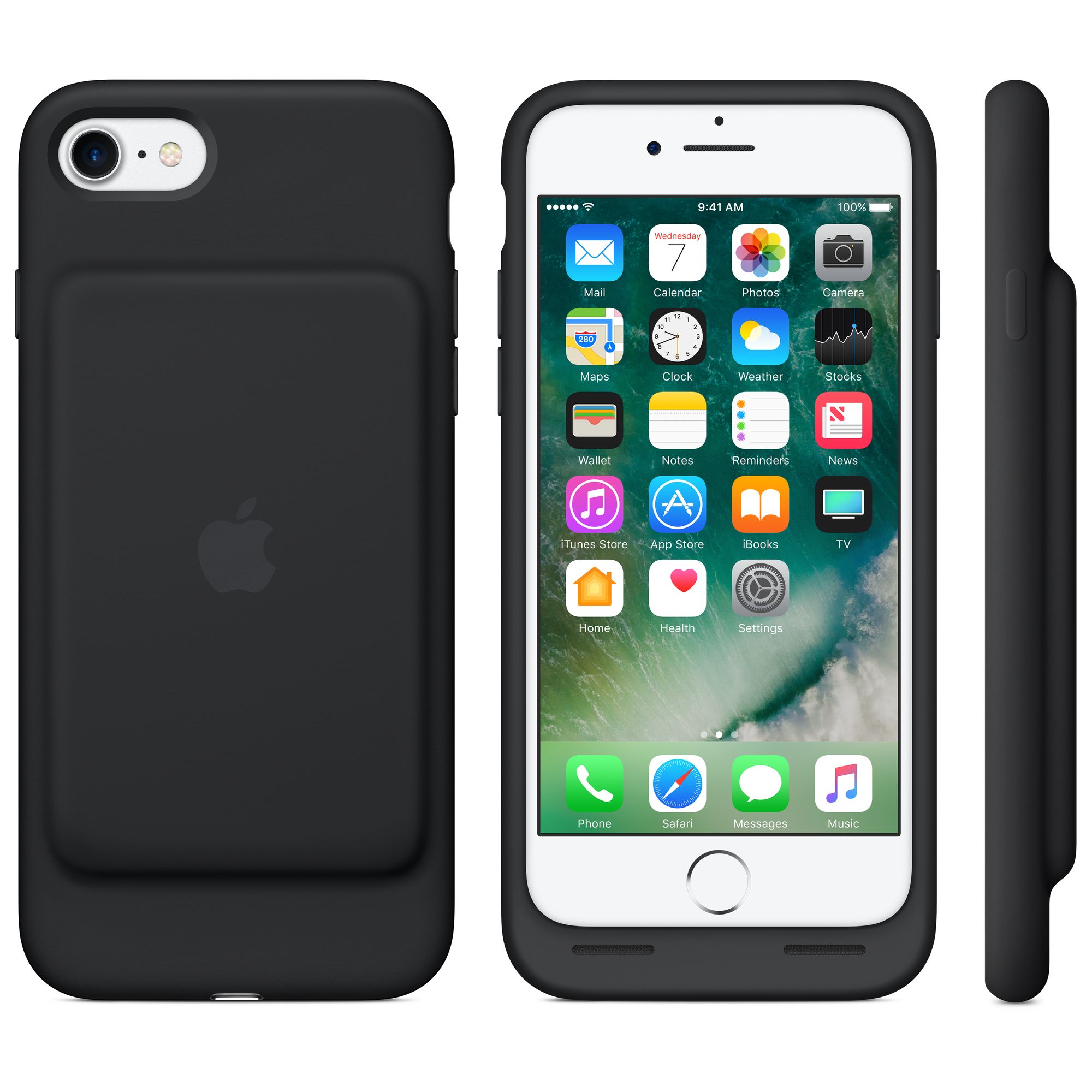 iphone 7 smart battery case black