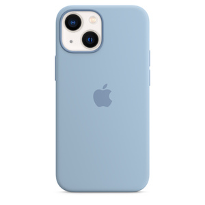 Iphone 13 Mini Silicone Case With Magsafe Blue Fog Apple