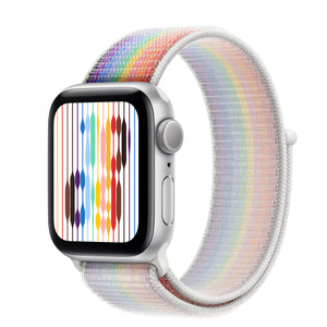 Buy Apple Watch SE GPS, 40mm Silver Aluminum Case with Pride 
