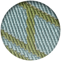 Bleu Lin/Vert Véronèse