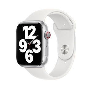 45mm White Sport Band - S/M - Apple