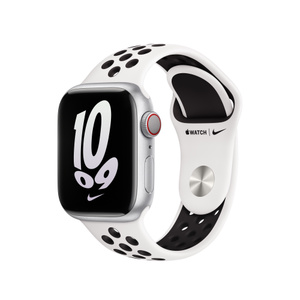 41mm Summit White/Black Nike Sport Band - S/M - Apple