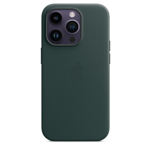 iPhone 14 Pro Leather Case with MagSafe Forest Green Education