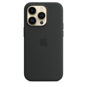 iPhone 14 Pro Silicone Case with MagSafe - Midnight - Apple