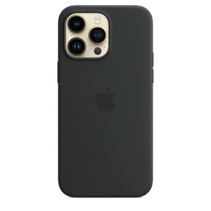 iPhone 14 Pro Max Silicone Case with MagSafe - Midnight - Apple