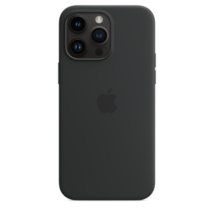 iPhone 14 Pro Max Silicone Case with MagSafe - Midnight - Apple