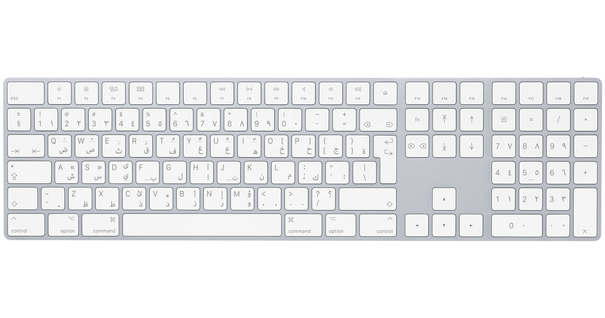 apple magic keyboard with numeric keypad space gray