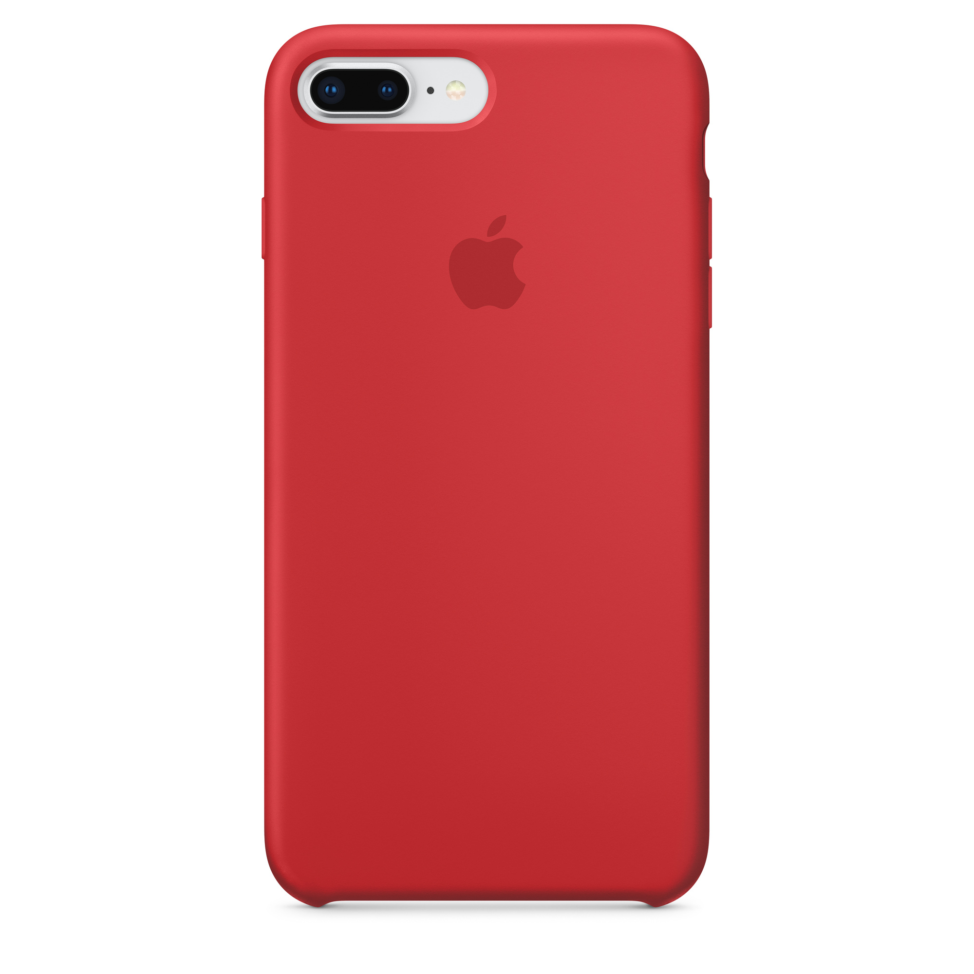 Iphone 8 Plus 7 Plus Silicone Case Product Red Apple