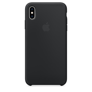 iPhone XS Max Silicone Case - Black - Apple