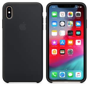 Funda De Silicon Para El Iphone Xs Max Negro Apple Mx
