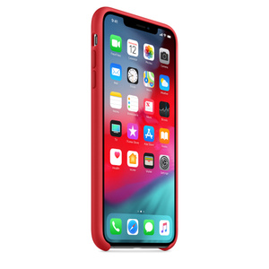 Iphone Xs Max Silicone Case Product Red Apple