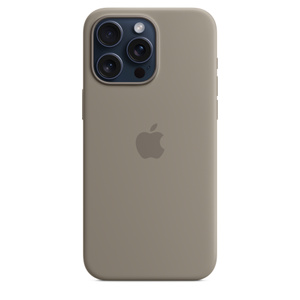iPhone 15 Pro Max Silicone Case with MagSafe - Clay - Apple