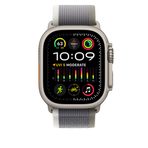 49mm Green/Gray Trail Loop - S/M - Apple