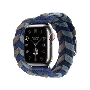 Apple Watch Hermès - 41mm Navy Bridon Double Tour - Apple