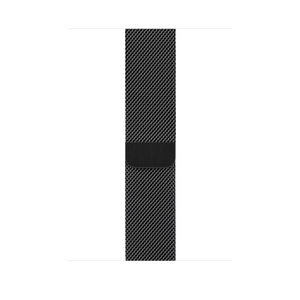 apple watch milanese loop black 44mm