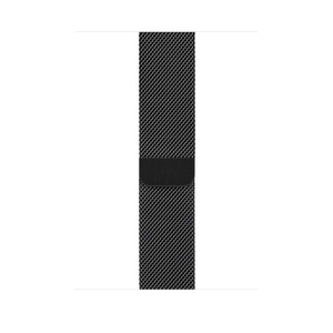 apple watch 44mm space black milanese loop