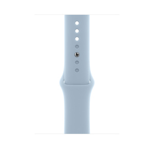 Light Blue Sport Band, smooth fluoroelastomer with pin-and-tuck closure