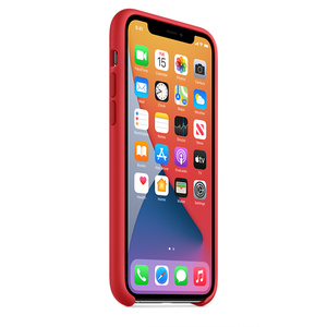 Iphone 11 Pro Silicone Case Product Red Apple