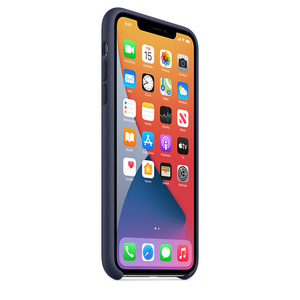 Iphone 11 Pro Max Silicone Case Midnight Blue Apple