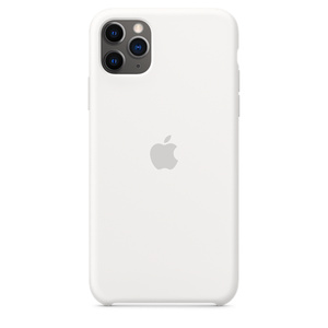 iPhone 11 Pro Max Silicone Case - White 