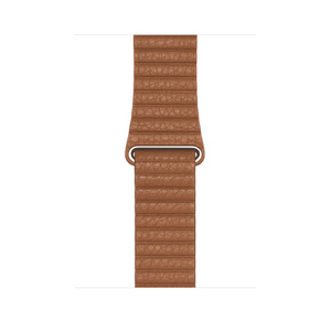 44mm Saddle Brown Leather Loop Medium Apple