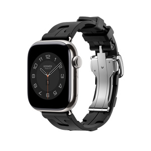 Apple Watch Hermès - 42mm Noir Kilim Single Tour - Apple 