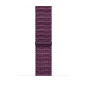 Plum Sport Loop band, light pink woven nylon, hook-and-loop fastener