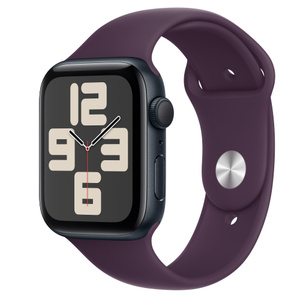 Buy Apple Watch SE GPS, 44mm Midnight Aluminum Case with Plum  