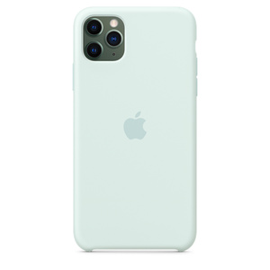 iPhone 11 Pro Max Silicone Case - Seafoam