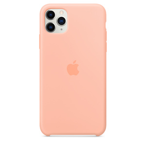 iPhone 11 Pro Max Silicone Case - Grapefruit - Apple