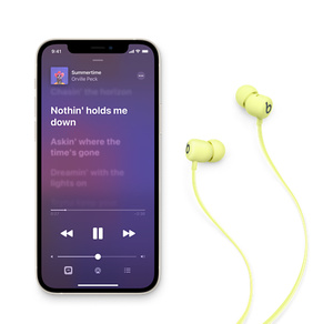 Beats Flex All Day Wireless Earphones Yuzu Yellow Apple