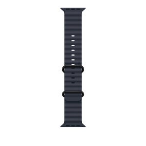 49mm Navy Ocean Band - Black Titanium Finish - Apple
