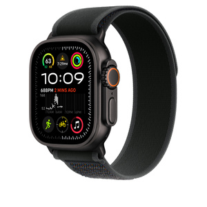 49mm Black Trail Loop - S/M - Black Titanium Finish - Apple 