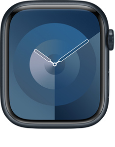 Front, 45mm Case, edge-to-edge display, rounded corners, Digital Crown dial