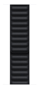 Midnight Leather Link band, textured leather with molded magnets