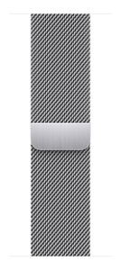 Silver Milanese Loop band, stainless steel mesh with magnetic closure