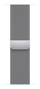 Silver Milanese Loop strap, stainless steel mesh with magnetic closure