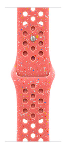 Magic Ember (orange) Nike Sport Band, perforated fluoroelastomer rubber with pin-and-tuck closure