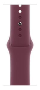 Mulberry (burgundy) Sport Band, smooth fluoroelastomer rubber with pin-and-tuck closure